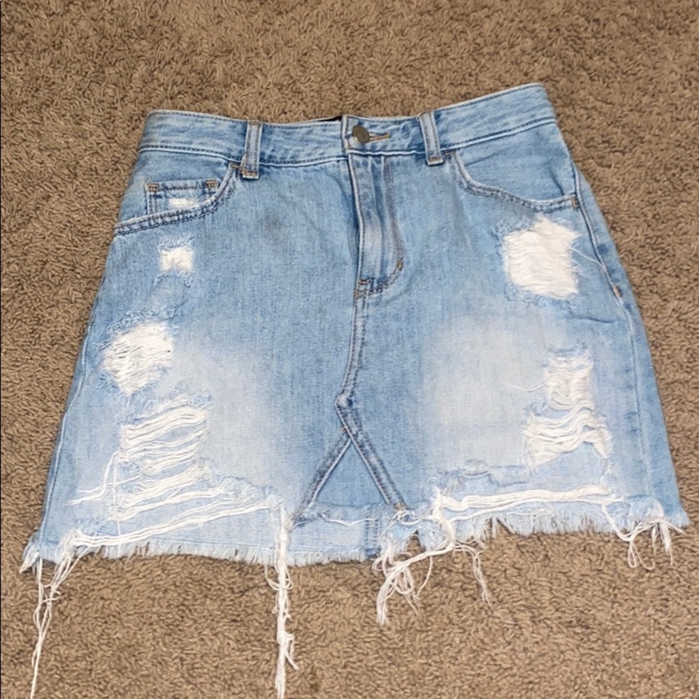 Hollister Jean skirt
